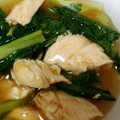 yuzusayaka's cooksnap of when they made 超簡単！ささみと小松菜のうま煮♪.