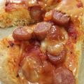 あおつぐ's cooksnap of when they made ホットケーキミックスで作るピザ.