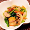 ♡MINE♡'s cooksnap of when they made 副菜に♪小松菜の和風ペペロンチーノ炒め.