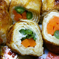 もか75's cooksnap of when they made 油揚げの野菜巻き　.