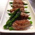 かたかたこ's cooksnap of when they made ハーブ香る自家製ソーセージ風アスパラ巻き.