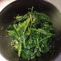 ハムッチョ's cooksnap of when they made 我が家のほうれん草★胡麻和え.