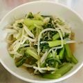 みゆんこっこ's cooksnap of when they made もやしと小松菜のゴマ味噌和え.