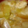 kazukyua's cooksnap of when they made エコCooking　すいかの皮でお味噌汁.