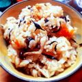 zombie802's cooksnap of when they made ひじきの炊き込みご飯.