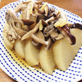 YUKIKI☆'s cooksnap of when they made 大根とキノコだけ♪とろける煮物(^∇^).