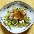 せつみか's cooksnap of when they made 色々使えるジューシー茹で鶏★棒棒鶏にも♪.