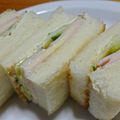 QOO36's cooksnap of when they made 洗い物なし☆あっという間のハムサンド.