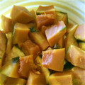 かずとしのつま's cooksnap of when they made レンジで簡単☆かぼちゃのみりん蒸し♪.