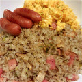 しのあー's cooksnap of when they made エリンギとゆかりの❤ガーリック炒飯.