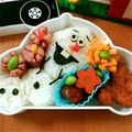 bapybapy's cooksnap of when they made キャラ弁　オラフ　アナと雪の女王.