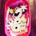 コタる's cooksnap of when they made オラフ弁当♪枝(手)アイデアは必見！.
