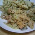 はらぺこきっちん's cooksnap of when they made レタスとカニカマの卵炒め.