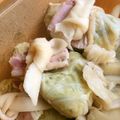 まめちゃんの友達's cooksnap of when they made こうや豆腐とベーコンのキャベツ巻き.