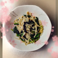 K0A9O0R8U♪'s cooksnap of when they made お弁当にも　ほうれん草・えのきの海苔和え.