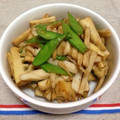 ガンモ・モチ's cooksnap of when they made 筍とさやえんどうのバター醤油炒め.