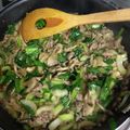 亜姫18's cooksnap of when they made 簡単時短一品タレ挽肉とニラ青梗菜煮込み丼.