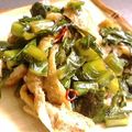 north-wanko's cooksnap of when they made ご飯の友に♡大根の葉の炒め物.