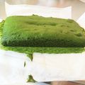 ぽわん's cooksnap of when they made 材料４つで抹茶ケーキ～BP・油脂不使用.