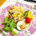 komutatata's cooksnap of when they made 高菜漬けとコーンの混ぜご飯.