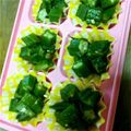 はるか＊ワーママ's cooksnap of when they made お弁当の緑レンジャー１号（おくら）.