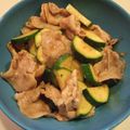 カバゴン's cooksnap of when they made ズッキーニと豚肉の炒め物.
