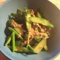 カバゴン's cooksnap of when they made 山うどとツナ炒め.
