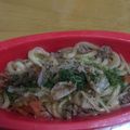 ミニグッティ's cooksnap of when they made ルクエで焼きうどん.