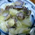 笑夢's cooksnap of when they made 春キャベツとあさりのレンジ蒸し*^▽^*.