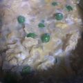  s a o t a's cooksnap of when they made グリンピースと新玉葱の卵寄せ.