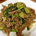 ちづお's cooksnap of when they made ささっと韓国食★ズッキーニと薄切りラム肉.
