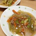 陸倫葵's cooksnap of when they made 白菜のとろ～りあんかけ丼.