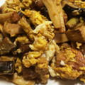 love-2nd's cooksnap of when they made 残り物リメイク★焼き鳥ときのこの卵炒め.
