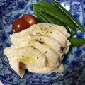 ももきちちゃん's cooksnap of when they made しっとりゆで鶏のオリーブオイル掛け.