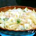 terakooo's cooksnap of when they made ベシャメルソースで海老グラタン.