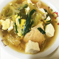 Yumi1209's cooksnap of when they made 残った野菜炒めで簡単スープ！.