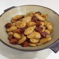 Hoink's cooksnap of when they made 【タパス】白いんげんとチョリソの炒め物.