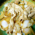 けんちゃんひーちゃん's cooksnap of when they made 簡単 焼くだけしょうが焼き.
