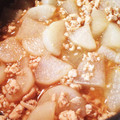 みどりなべ's cooksnap of when they made 大根と鶏ひき肉の煮物☆.