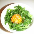 めぐこちん's cooksnap of when they made 【糖質制限】にらとたまごのお浸し.