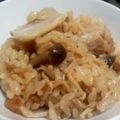 sippy1980's cooksnap of when they made きのこと越後もち豚の炊き込みご飯.