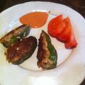 ador1's cooksnap of when they made ピーマンと椎茸の肉詰め☆ソースは２種.
