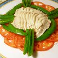 大魔女's cooksnap of when they made スナップエンドウと蒸し鶏のにんにくソース.