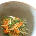 ホワイトパープル's cooksnap of when they made 人参と水菜の粒マスタード入り洋風和えもの.