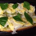 もうらん's cooksnap of when they made バジルと茹で卵と新玉葱のトースト.