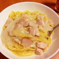 license8's cooksnap of when they made 簡単キャベツと菜の花のクリームパスタ.