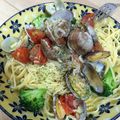 愛ちゃんパパ's cooksnap of when they made 料理酒で★プチトマトとあさりのボンゴレ.