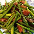 ももジロウ's cooksnap of when they made にんにくの芽とベーコンの甘辛炒め.