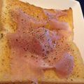 Rlmk's cooksnap of when they made オリーブオイルで☆ハムチーズトースト.