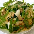 まんた51's cooksnap of when they made 簡単☆アサリとほうれん草のパスタ☆.